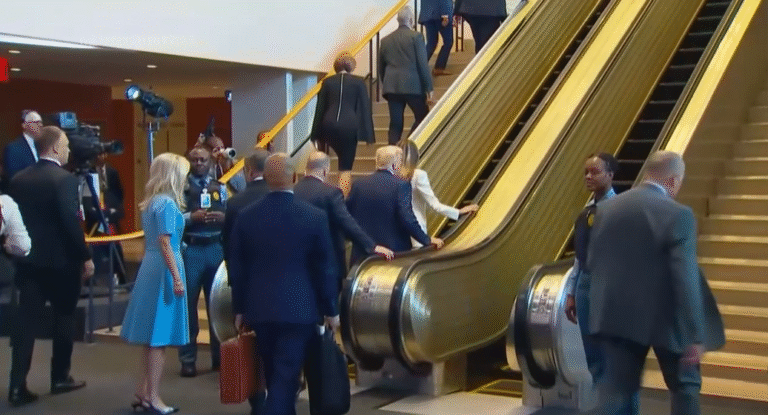 UN-Skandal: Rolltreppe und Teleprompter absichtlich ausgeschaltet?