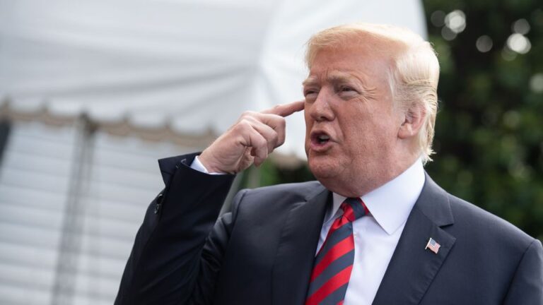 Trump schreit in der UN: Migration und Klima sind Lügen