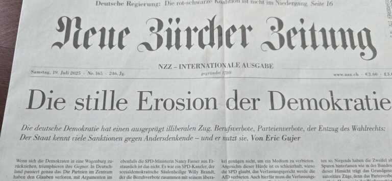 Die deutsche Bundesregierung: ein Staat im Niedergang