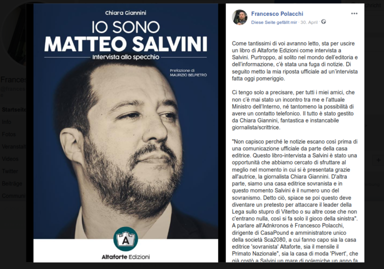 Salvini verurteilt linken Terror in Turin