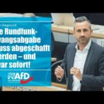 Weg mit der Zwangsabgabe – Ulrich Siegmund kritisiert öffentlich-rechtlichen Rundfunk als Demokratiebedrohung