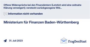 Staat verweigert Entscheidung – DES bleibt im finanziellen Abgrund